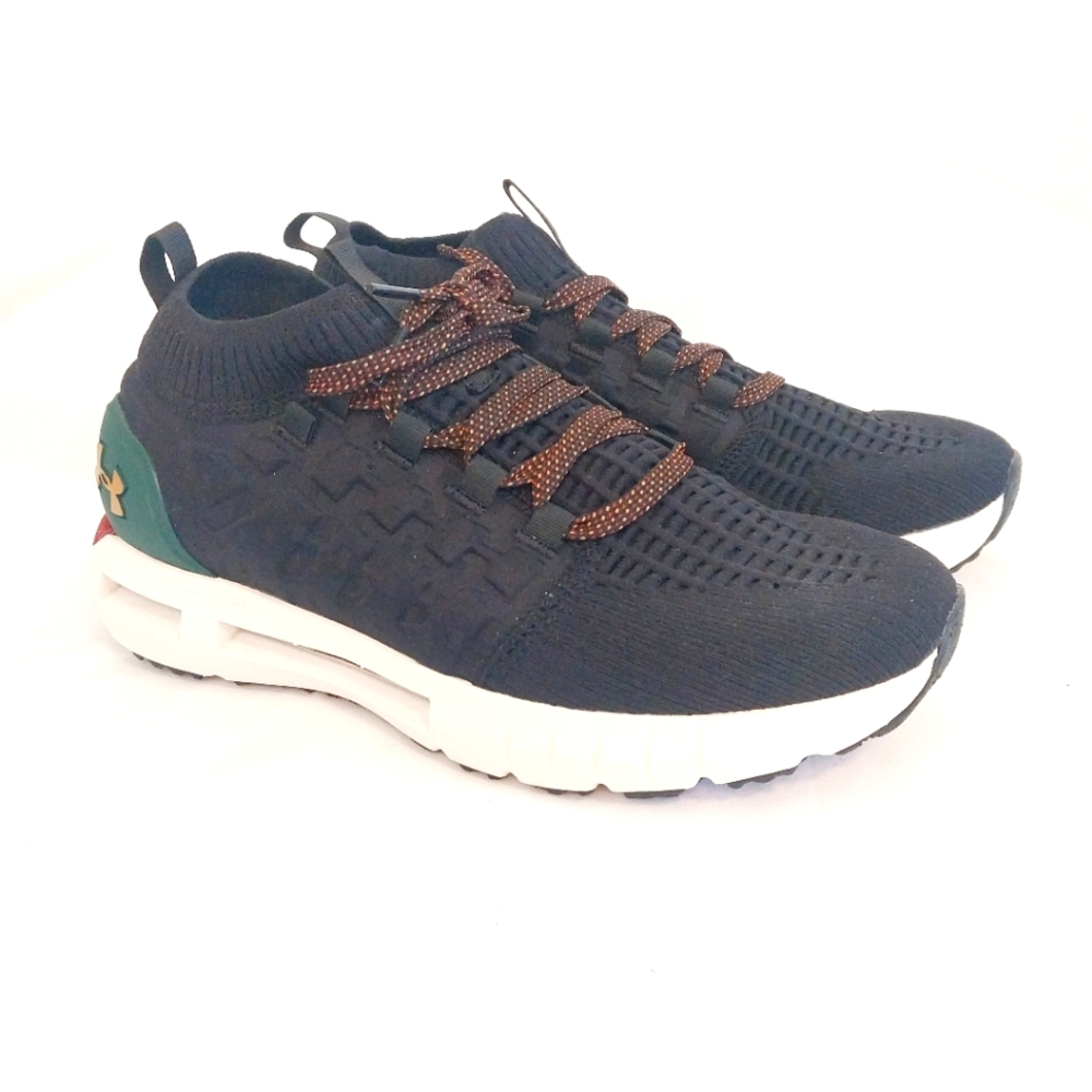 Under Armour HOVR Phantom 1 Black Green Red Running